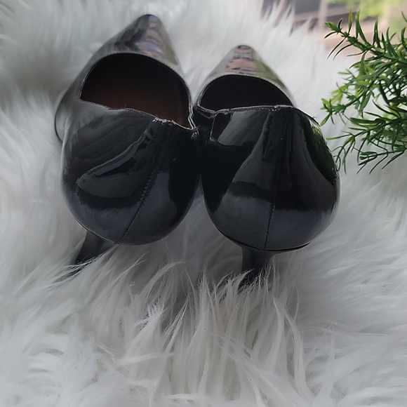 ANTONIO MELANI black pointed toe heel - Picture 5 of 8